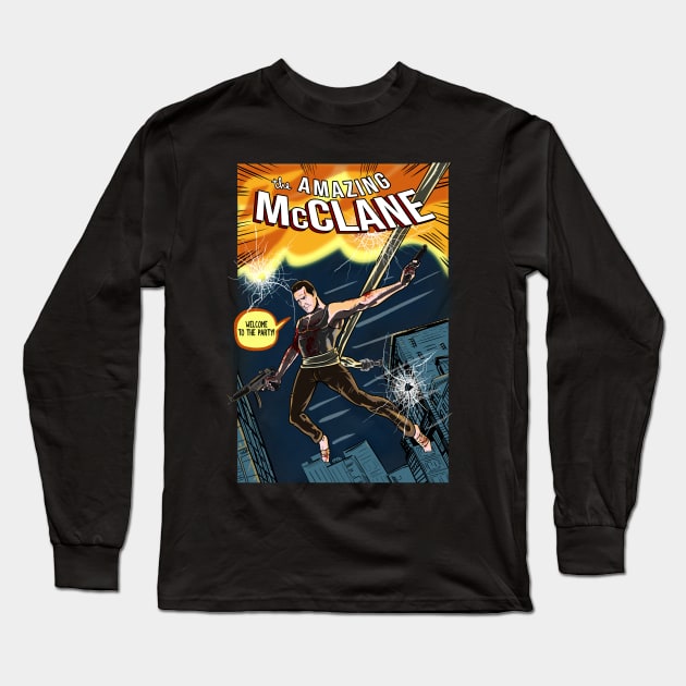 The Amazing McClane Long Sleeve T-Shirt by MarianoSan